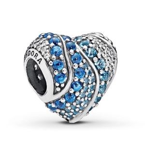 Pandora Aqua Heart Charm